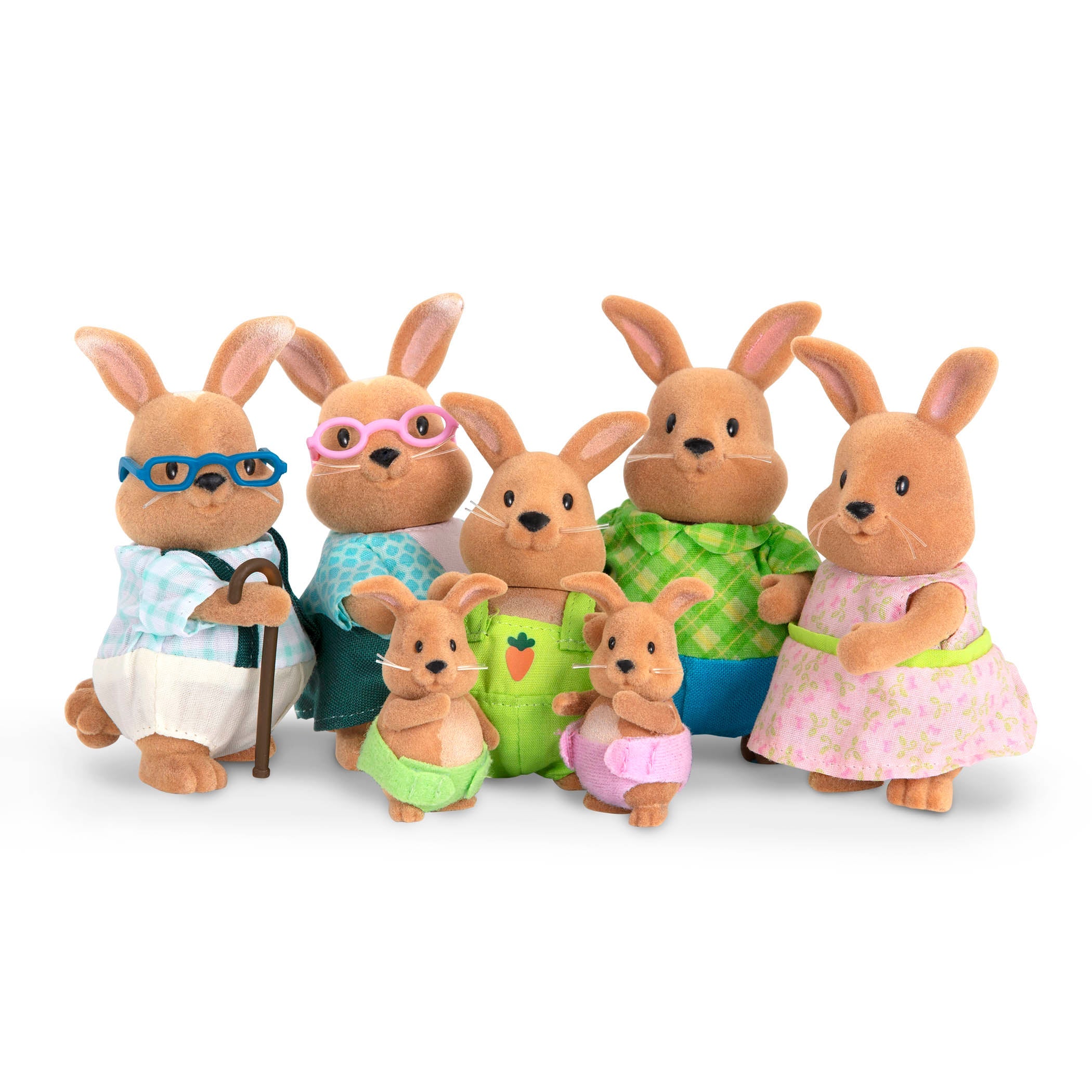 Cottonball Rabbit Family