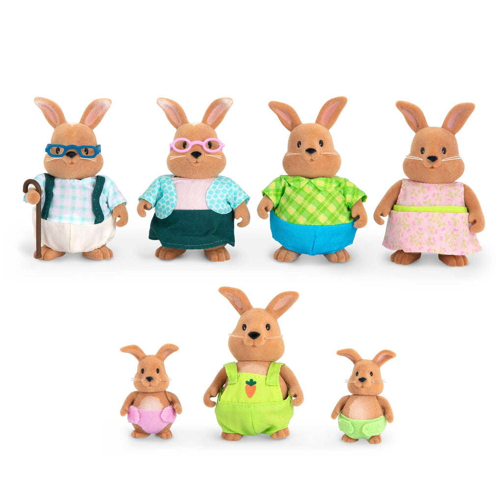 Cottonball Rabbit Family