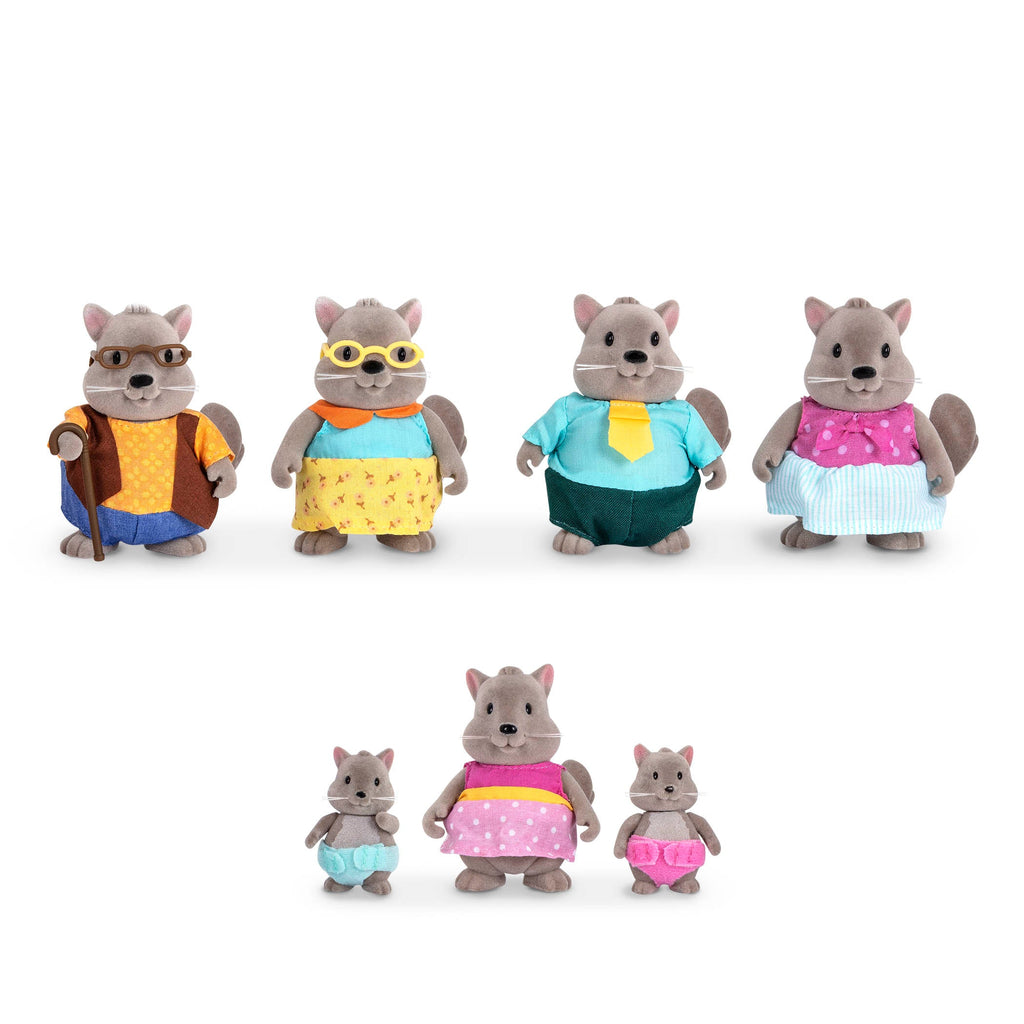 Bustleberry Squirrel Family