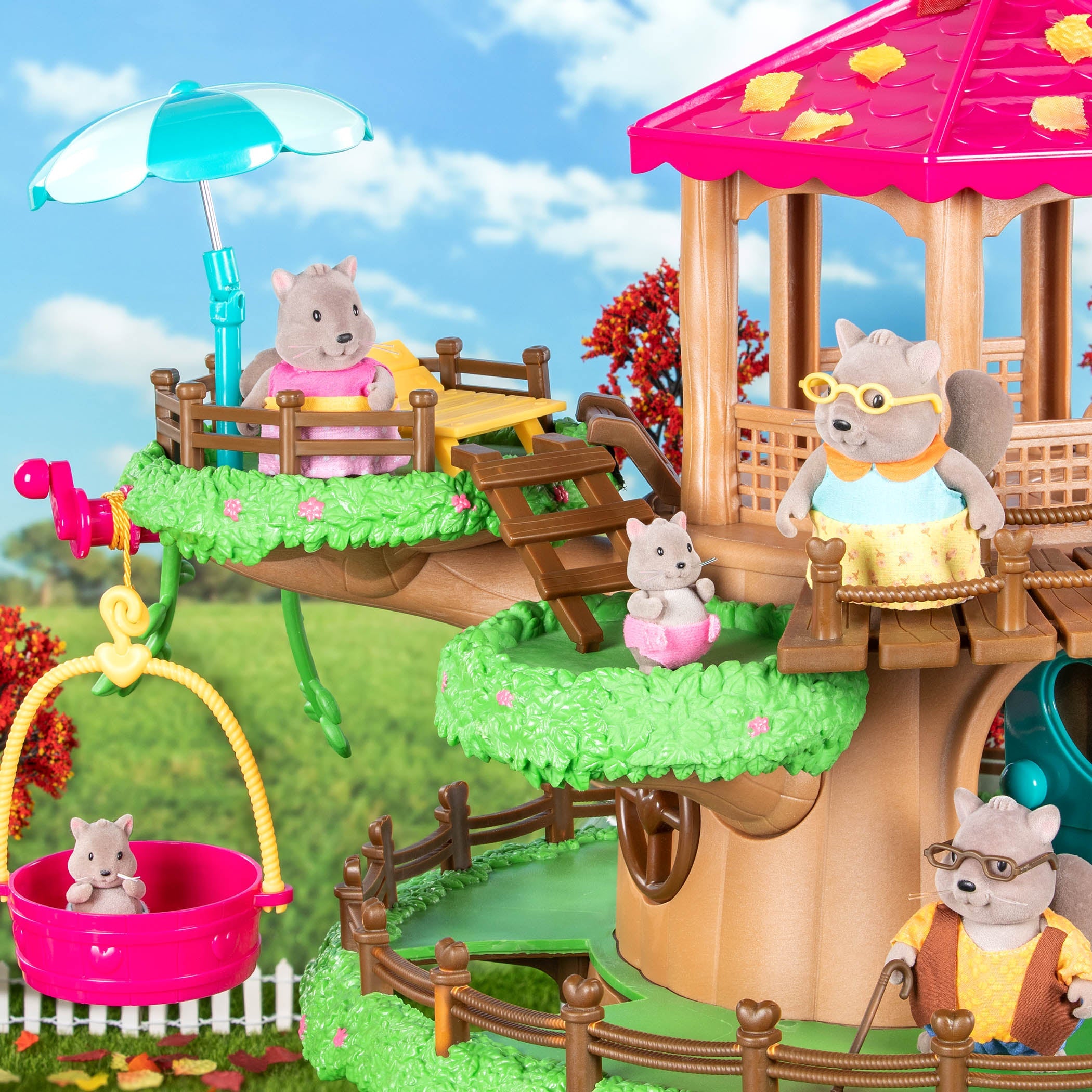 Bustleberry Squirrel Family