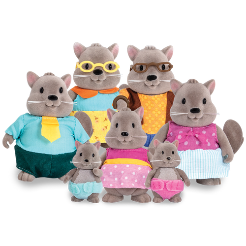 Bustleberry Squirrel Family