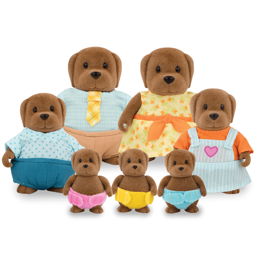 Wagadoodle Dog Family