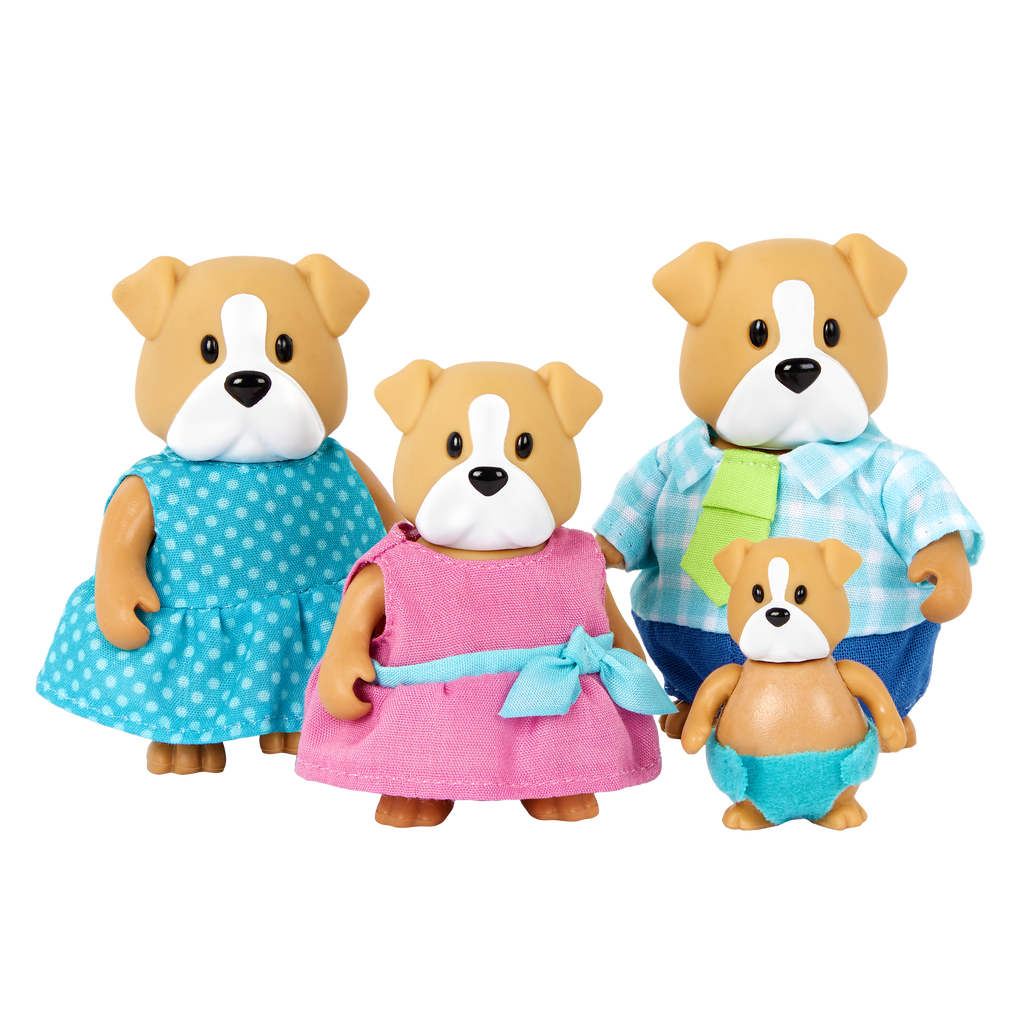 Woofington Bulldog Family