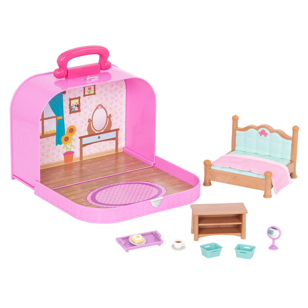 Bedroom Suitcase Playset
