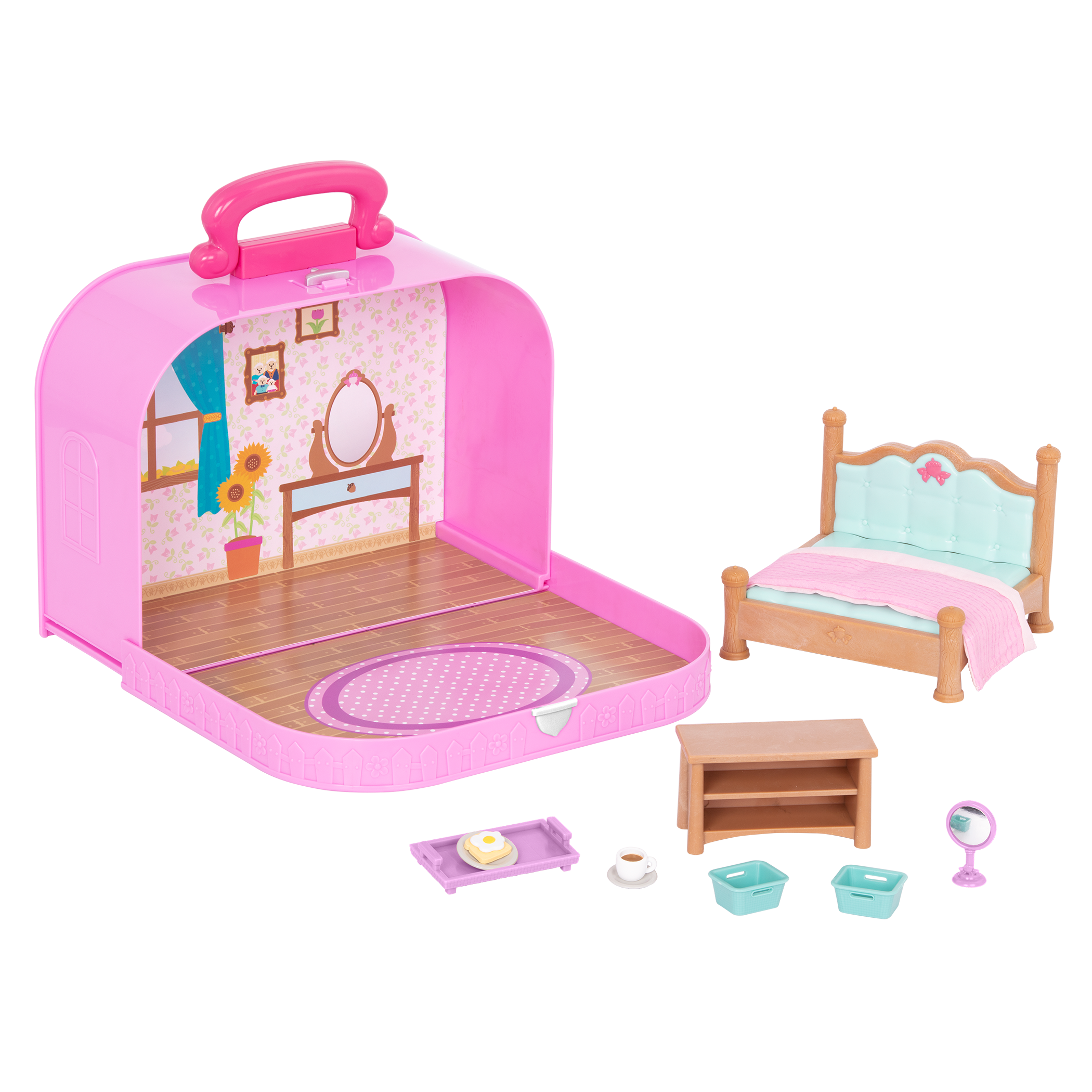 Bedroom Suitcase Playset