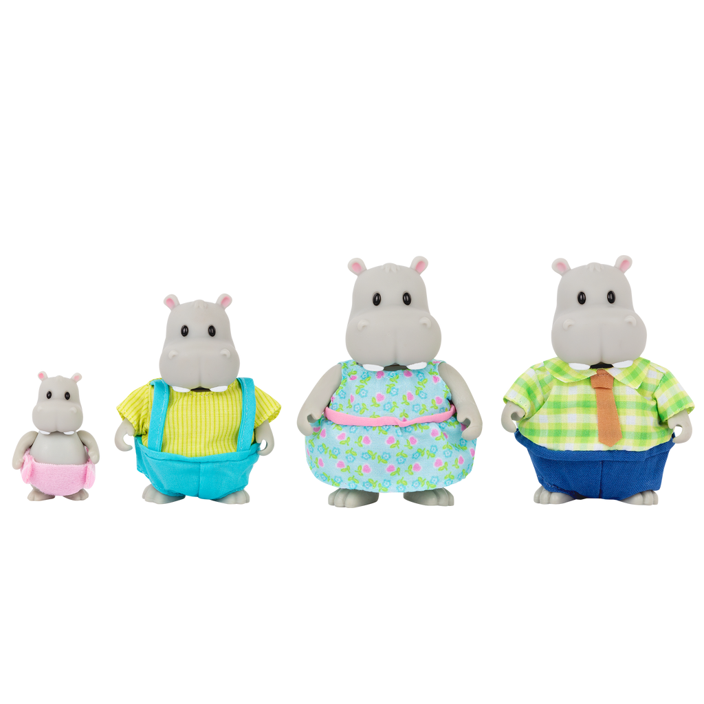 Riverdipper Hippo Family
