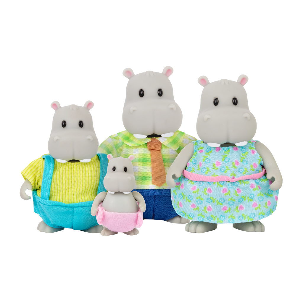 Riverdipper Hippo Family