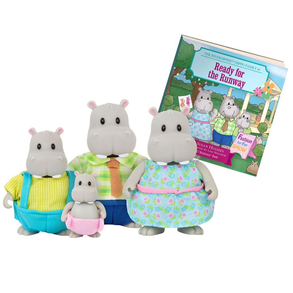 Riverdipper Hippo Family