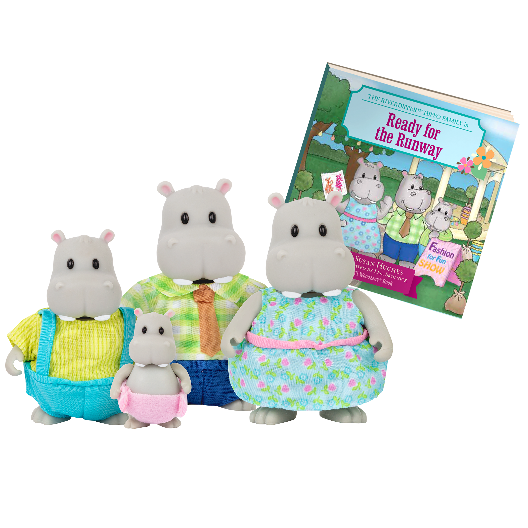 Riverdipper Hippo Family